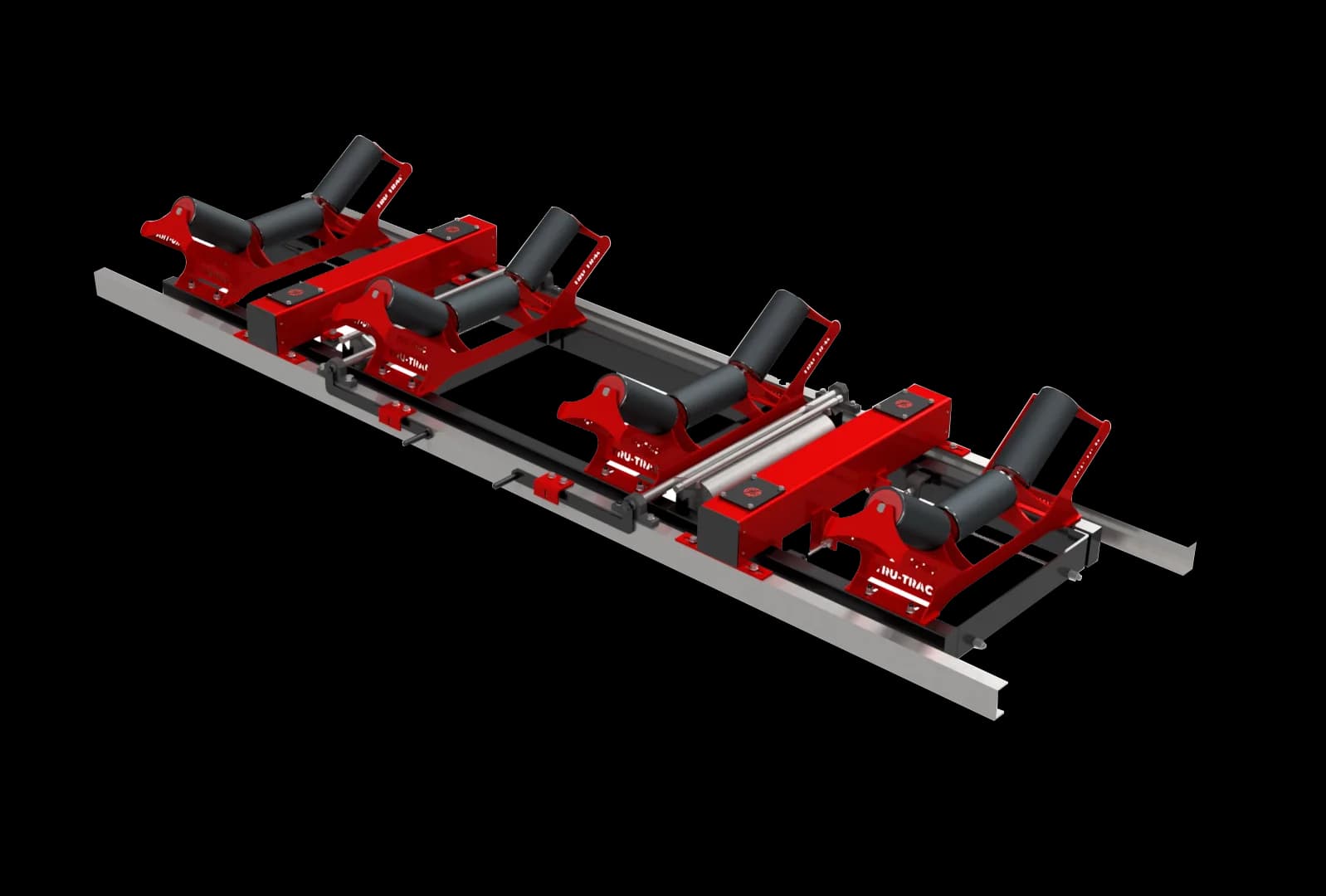 Tru-Trac TTR FI-4 belt scale — fully floating, pivotless weigh frame, up close
